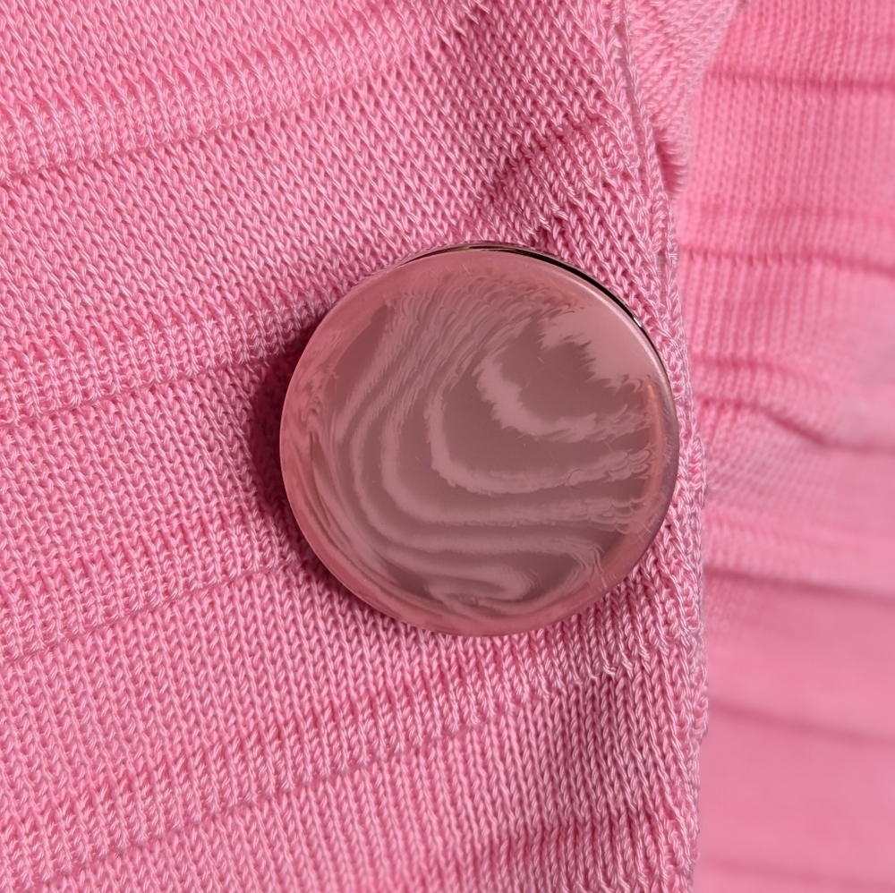 Misook Pink Textured Single Button Professional S… - image 3